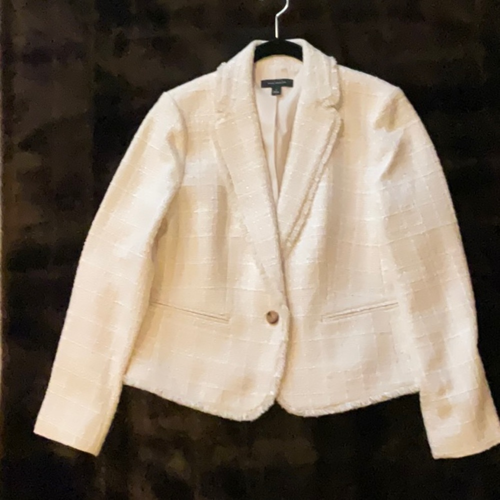 “Chanelesque” Cream Blazer
